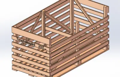 工厂木箱设计模型