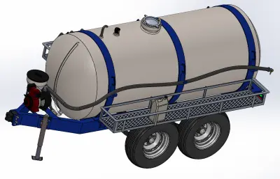 储油罐运输车总成