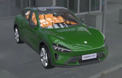 XIAOMI小米YU7汽车,带内饰