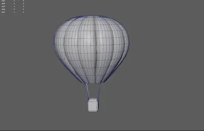 卡通热气球 飞行器 环球旅行气球