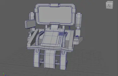 maya科幻操控台/操控台