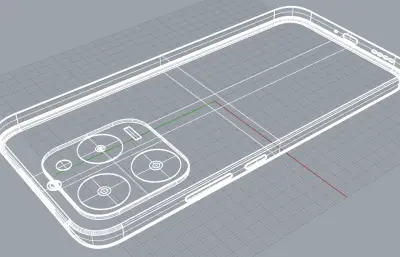 Realme 15T手机3D模型