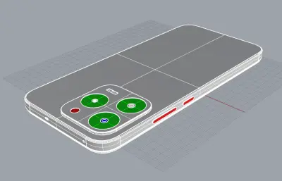 Realme 15T手机3D模型