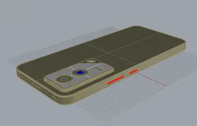 荣耀GT手机3D模型