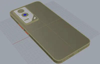 荣耀GT手机3D模型