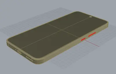 荣耀GT手机3D模型