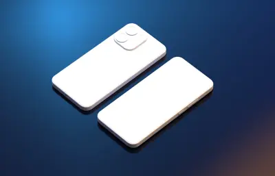 OPPO Reno 15F手机3D模型