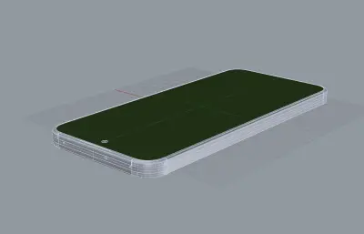 OPPO Reno 15F手机3D模型