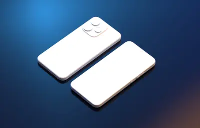 OPPO Reno15国际版手机3D模型