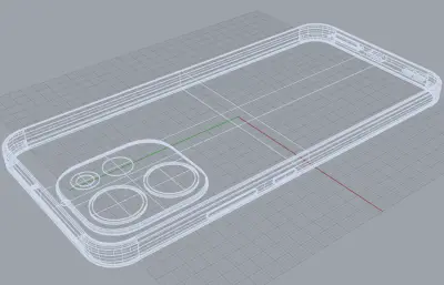 OPPO Reno 15F手机3D模型