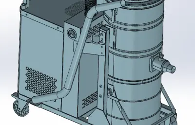 100L吸尘器 手动反吹