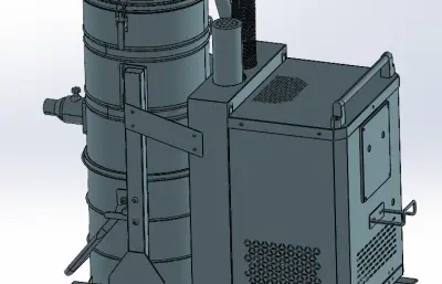 100L吸尘器 手动反吹