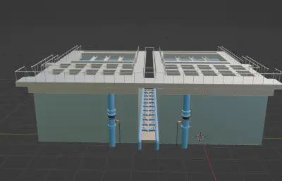 水厂絮凝沉淀池,管道阀门等