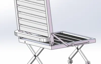 可移动折叠座椅