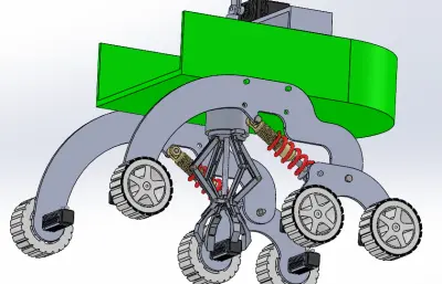 带爪子智能机器人小车