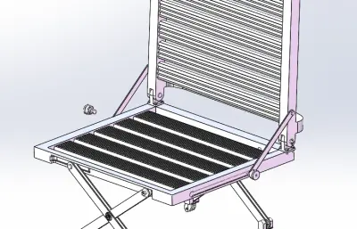 可移动折叠座椅