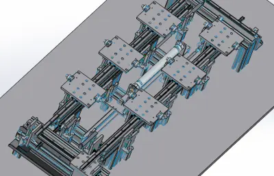 带圆柱的线性高速线性变换器