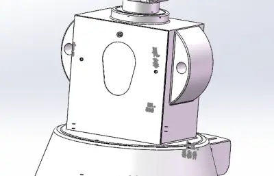 仿人机器人三维模型