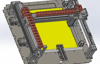 直角坐标检测机构