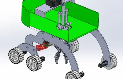 带爪子智能机器人小车