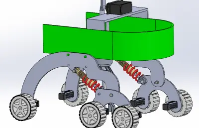 带爪子智能机器人小车