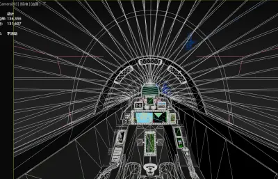 歼J-20S双座型隐身战斗机 ,威龙带驾驶舱 挂载武器塌陷模型