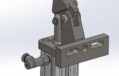 基于槽口的侧压机构