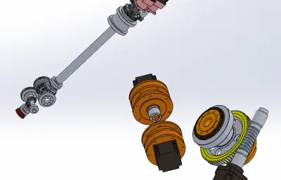 六轴机器人传动结构设计