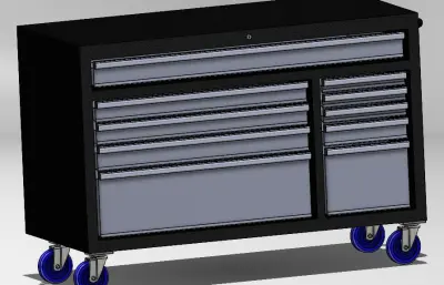 抽屉移动工作台工具箱