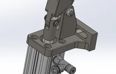 基于槽口的侧压机构