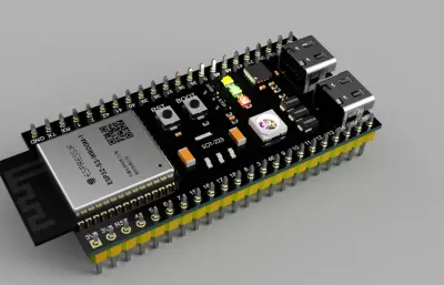 YD-ESP32-S3 开发板模型