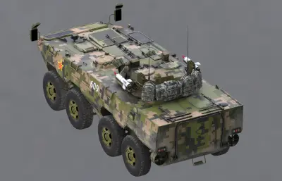 ZBL-08式轮式步兵战车,雪豹战车,带驾驶舱