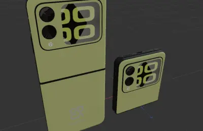 华为nova Flip S手机模型