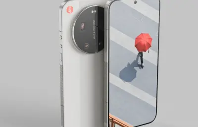 小米Xiaomi 17 Ultra 徕卡版手机模型