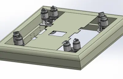 四轮万向电动小车