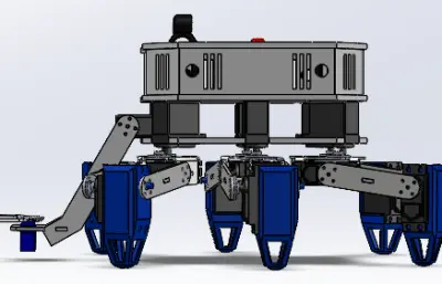 六足爬行机器人