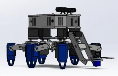 六足爬行机器人