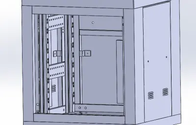 电控柜模架式机柜-B型后门