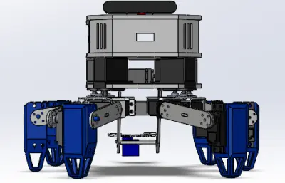 六足爬行机器人