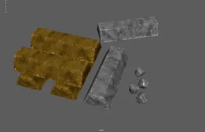 金条,铁块,银块碎银