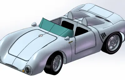 极速敞篷跑车模型