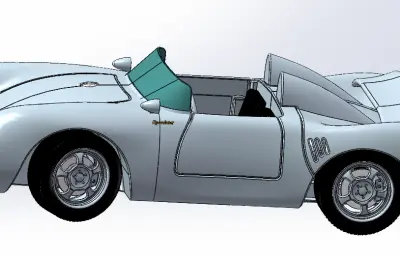 极速敞篷跑车模型