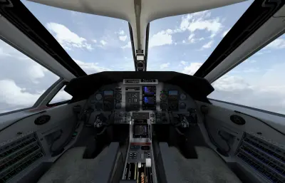 PC12单发涡桨多用途飞机,带驾驶室