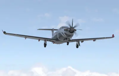 PC12单发涡桨多用途飞机,带驾驶室