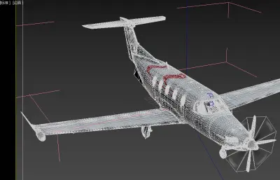 PC12单发涡桨多用途飞机,带驾驶室