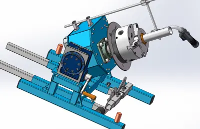 焊接切割旋转平台