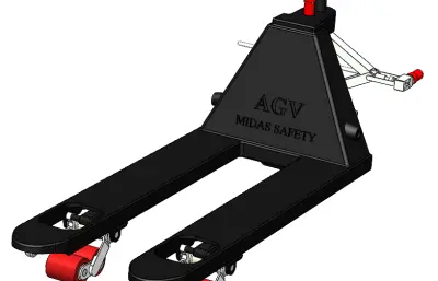 手动托盘升降机改装成AGV设计