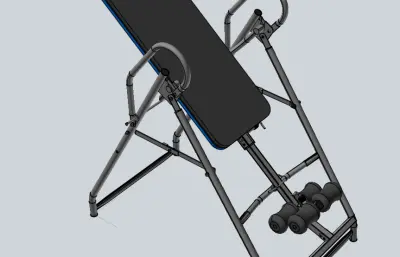 用于脊柱治疗练习的倒置台