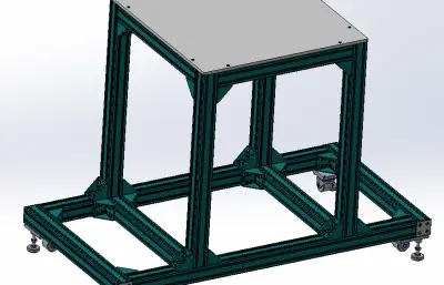 简易型材工作台