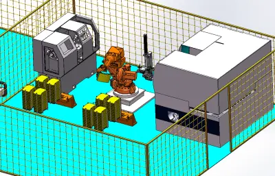 瓦形工件自动生产线